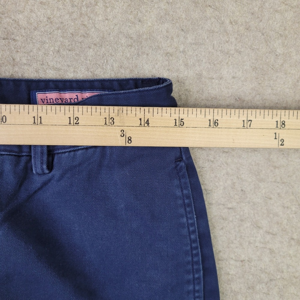 Vineyard Vines Club Chino Pants Mens 30x32 Blue Flat Front Whale Preppy - Picture 6 of 10